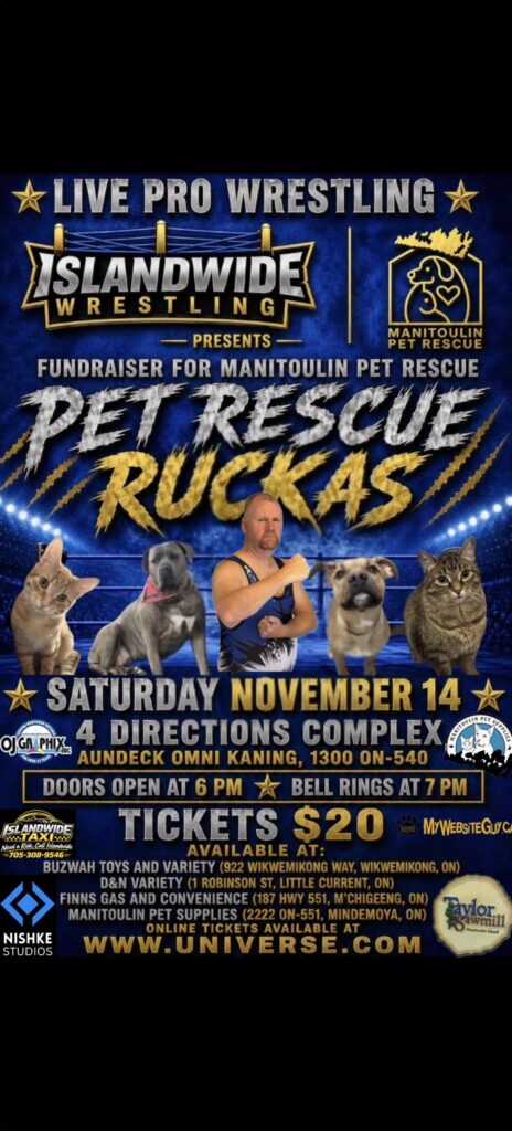 Pet Rescue Ruckas/ Live Pro Wrestling Fundraiser