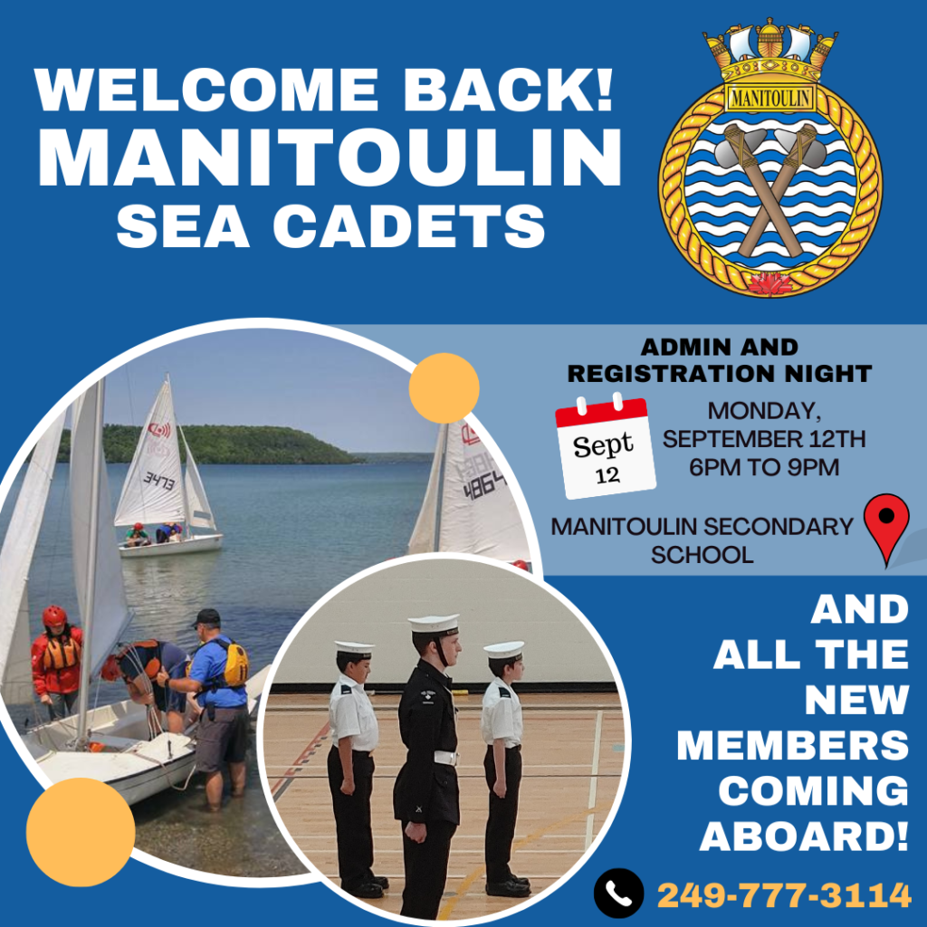 Manitoulin Sea Cadets Hits 100.7 fm